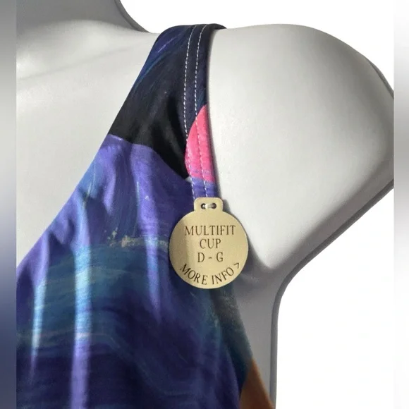 ARTESANDS plus size 16 one piece swimsuit fits D-G cup NWT - Picture 15 of 15